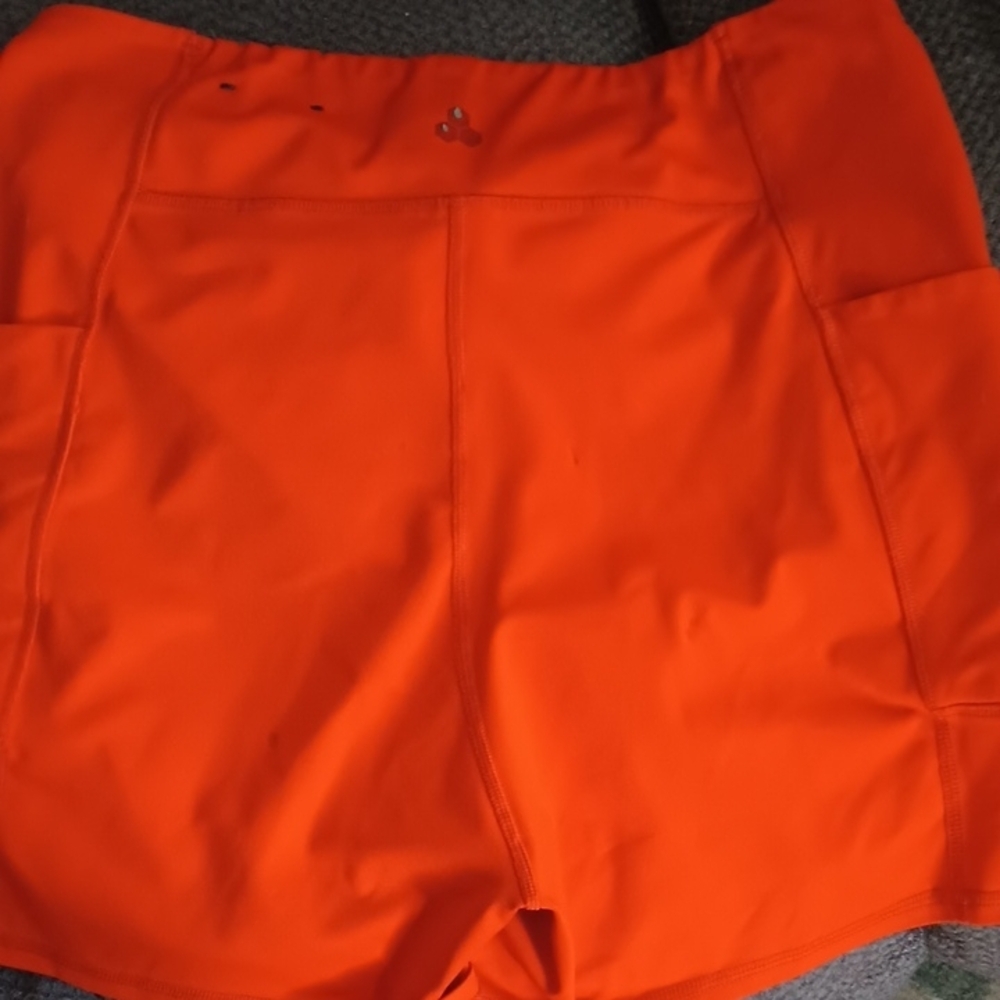 Women's Orange Xl Tex Gear Bike Shorts - Picture 3 of 5